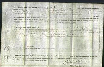 Deed by Married Women - Harriott Slaymaker and Ann Muscott Lomas-Original Ancestry