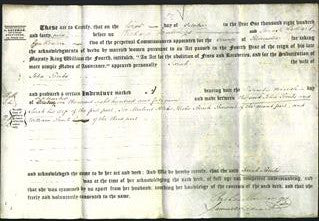 Deed by Married Women - Sarah Tombs-Original Ancestry