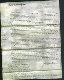 Court of Common Pleas - Elizabeth Tucker-Original Ancestry