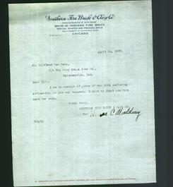 Letterhead - Southern Fire Brick & Clay Co.