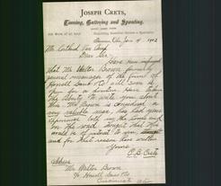Letterhead - Joseph Crets