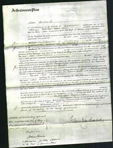 Court of Common Pleas - Ann Chamberlain-Original Ancestry