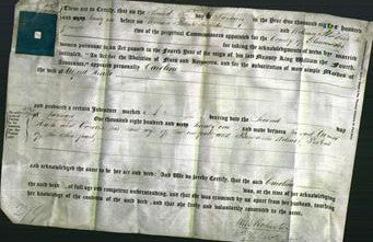 Deed by Married Women - Caroline Heath-Original Ancestry