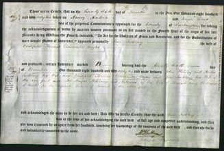 Deed by Married Women - Ann Suckling Eagles-Original Ancestry