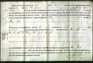 Deed by Married Women - Ann Parker-Original Ancestry