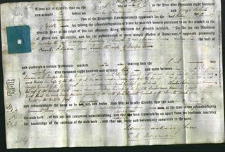 Deed by Married Women - Martha Lawson, Sarah Baker, Hannah Robinson and Jane Town-Original Ancestry