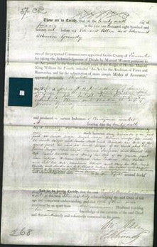 Deed by Married Women - Elizabeth Platt, Rachel Simpson, Mary Brickles, Leah Walker, Mary Ellison and Martha Grundy-Original Ancestry