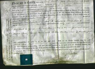 Deed by Married Women - Sarah Ann Hurst-Original Ancestry