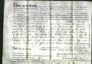 Deed by Married Women - Eliza Anne Milward-Original Ancestry