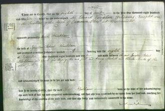 Deed by Married Women - Sarah Blackham-Original Ancestry