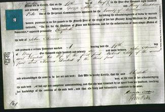 Deed by Married Women - Elizabeth Skinner-Original Ancestry