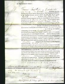 Court of Common Pleas - Elizabeth Smythies-Original Ancestry