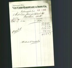 Statement - Van Camp Hardware & Iron Co.