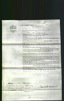 Court of Common Pleas - Mary Cole-Original Ancestry