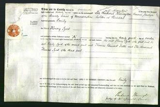 Deed by Married Women - Emily Izod-Original Ancestry