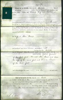 Deed by Married Women - Sarah Powell-Original Ancestry