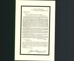 Letterhead - State of Indiana, Adjutant- General's Office