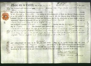 Deed by Married Women - Sarah Lewis, Elizabeth James and Mary Thomas-Original Ancestry