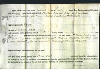 Deed by Married Women - Eliza Bint-Original Ancestry