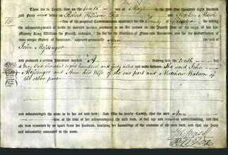 Deed by Married Women - Ann Messenger-Original Ancestry