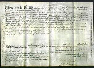 Deed by Married Women - Mary Humphreys-Original Ancestry