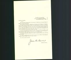 Letterhead - State of Indiana, Adjutant- General's Office