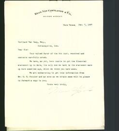 Letterhead - Kean, Van Cortlandt & Co.