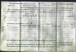 Deed by Married Women - Elizabeth Robinson-Original Ancestry