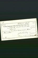Wakefield, Massachusetts Payment Voucher - Charles S F Whitcomb