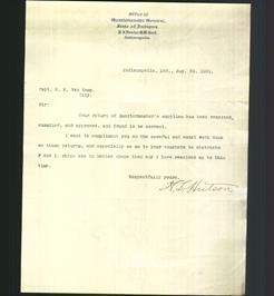 Letterhead - Office of Quartermaster General