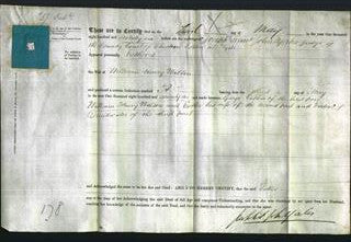 Deed by Married Women - Esther Walton-Original Ancestry