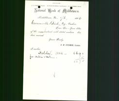 Bank Letterhead - National Bank of Middletown