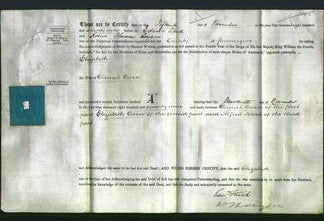 Deed by Married Women - Elizabeth Owen-Original Ancestry