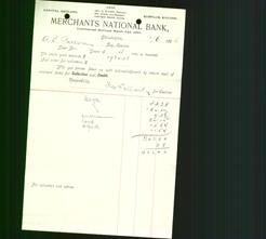 Bank Letterhead - Merchants National Bank