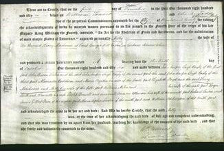 Deed by Married Women - Milly Mirehouse-Original Ancestry