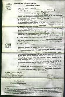 Court of Common Pleas - Fanny Frances Playsted-Original Ancestry