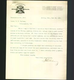 Letterhead - Artillery Battalion