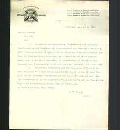 Letterhead - Artillery Battalion