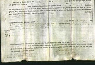 Deed by Married Women - Mary Shalders-Original Ancestry