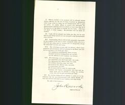 Letter - Signed John R. Ward