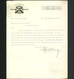 Letterhead - Artillery Battalion