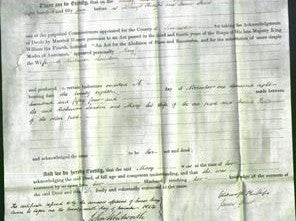 Deed by Married Women - Mary Sawdon-Original Ancestry
