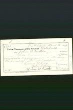 Wakefield, Massachusetts Payment Voucher - John W Matthews