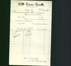 Bank Letterhead - Kane Bank