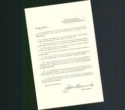 Letterhead - State of Indiana, Adjutant- General's Office