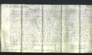 Court of Common Pleas - Mary Harries-Original Ancestry