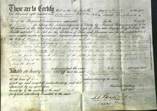 Deed by Married Women - Elizabeth Levering Vidal-Original Ancestry