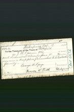 Wakefield, Massachusetts Payment Voucher - J W Garvin