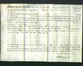 Deed by Married Women - Mercy Gaston-Original Ancestry