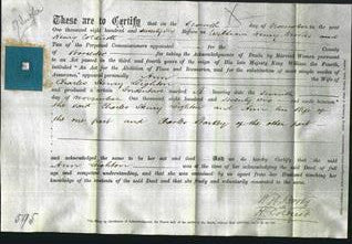 Deed by Married Women - Ann Leighton-Original Ancestry